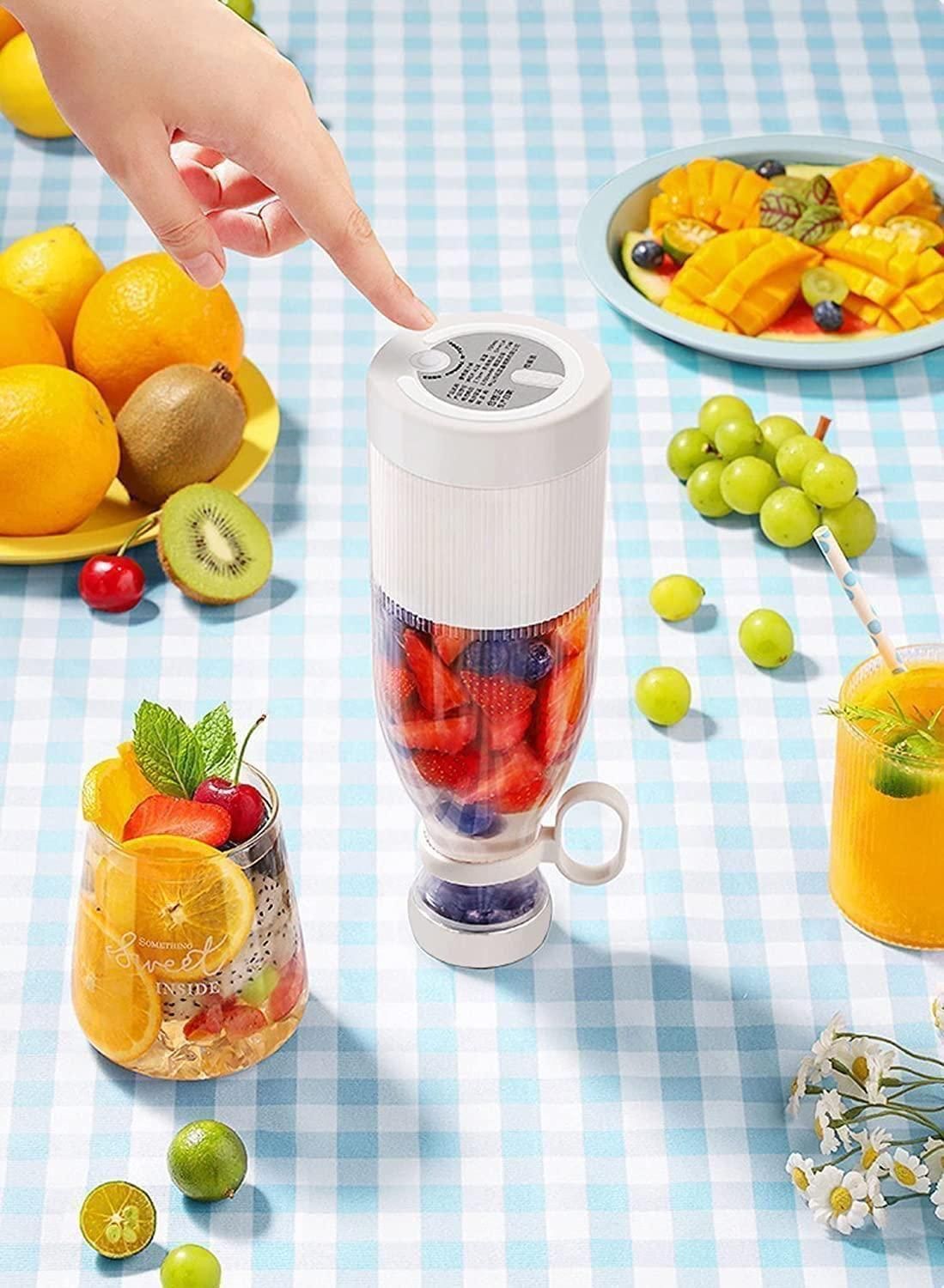 Portable USB Blender Bottle Make Smoothies & Juices Anywhere in 30 Seconds