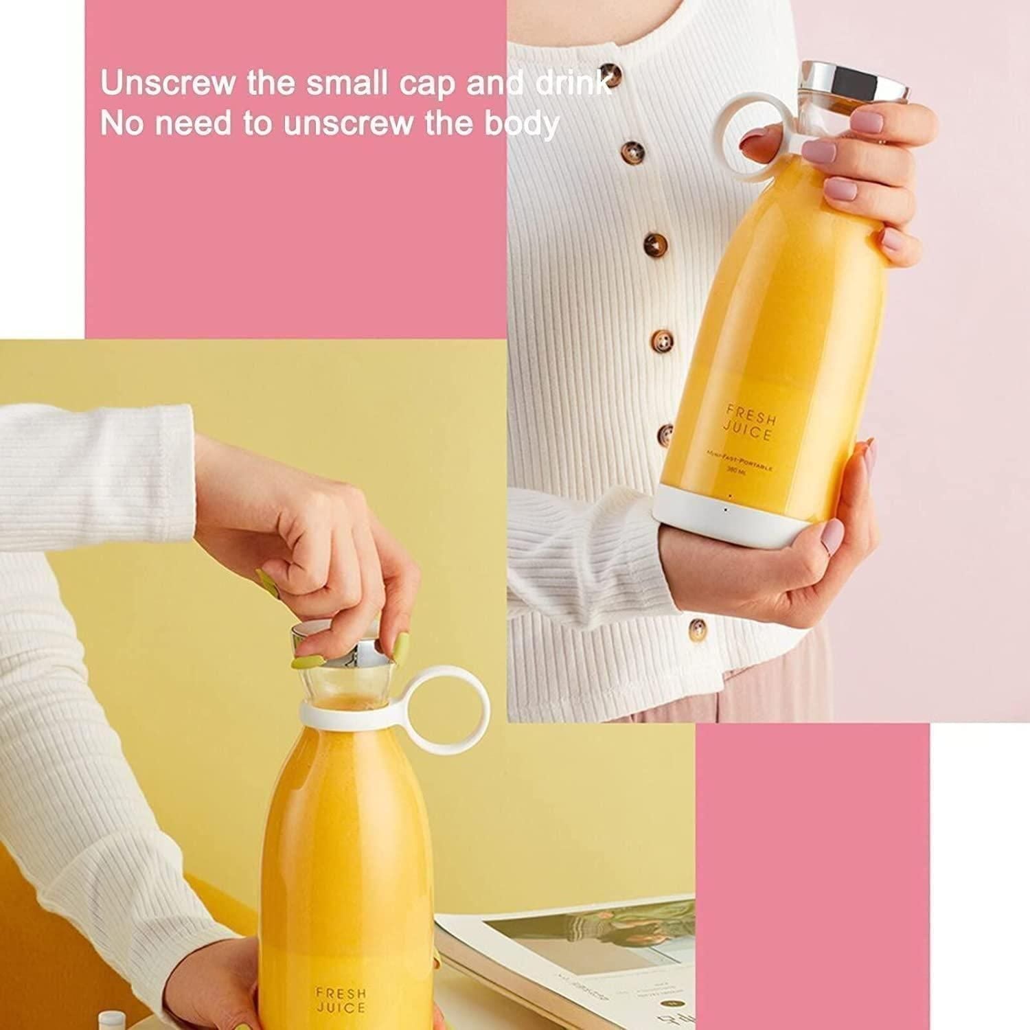 Portable USB Blender Bottle Make Smoothies & Juices Anywhere in 30 Seconds